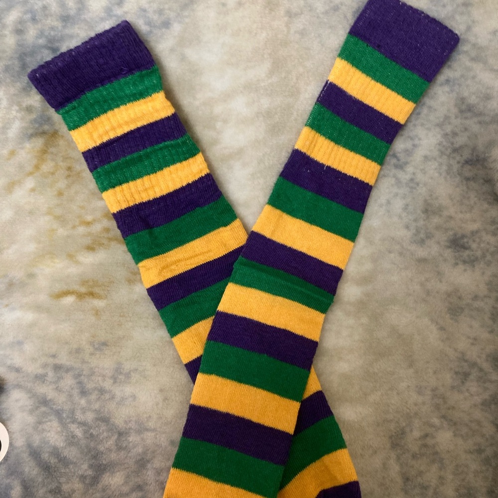 Mardi Gras Socks